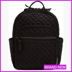 Quilted Cotton Small Backpack Adjustable Straps Lightweight Travel Casual